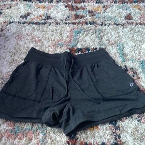 Black shorts, size small